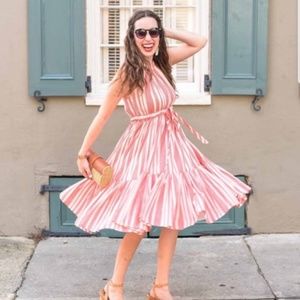 Anthropologie Eva Franco Daylily Stripe Halter Dress